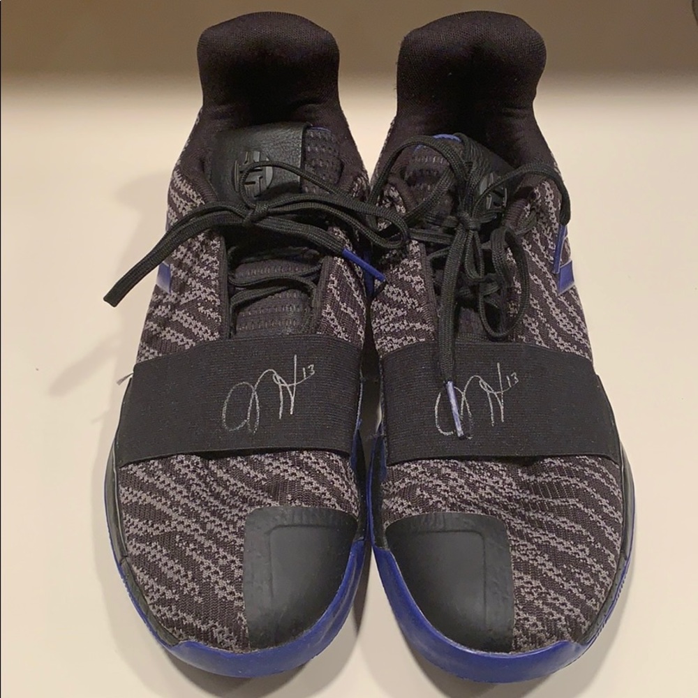 Adidas - Harden “Black Active Blue” size 11.5